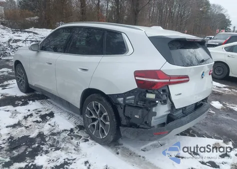 2025 BMW X3 30 xDrive из США, поврежденный, VIN 5UX53GP02S9Z98371